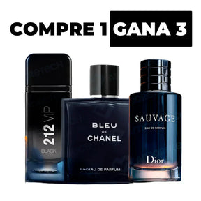 Sauvage+212 vip black+bleu Chanel+perfum